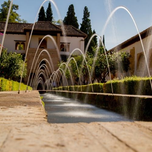 Accessible Alhambra Generalife water floor
