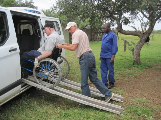 Adapted vehicle in South Africa
