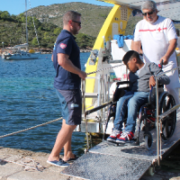 Accessible land and sea excursion