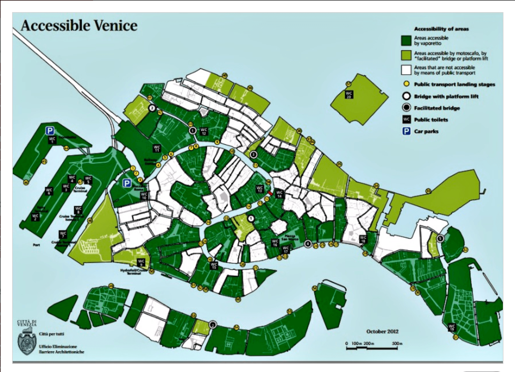 Accessible map Venice