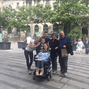Barcelona Family Photo with Mirjam