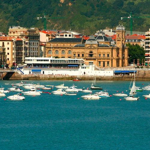 Basque coast San Sebastian