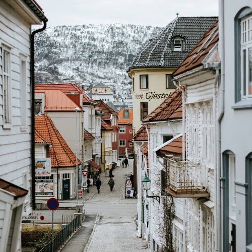 Bergen during winter