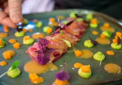 Accessible Restaurant Barcelona BICNIC close-up tuna tartar