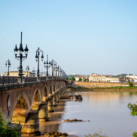 Garonne river Bordeaux