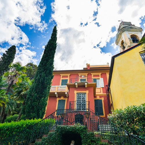 Colorful house in Santa Margherita Ligure