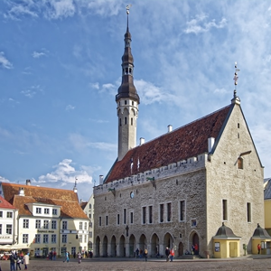 Estonia Church on a Square