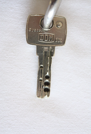 Euro key front