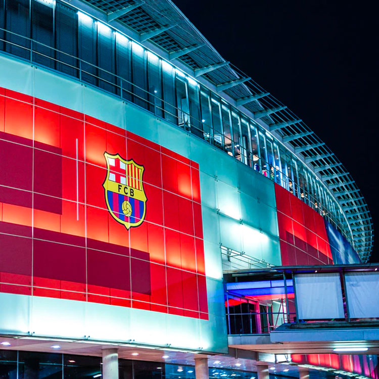 FC Barcelona Stadium outside