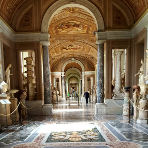 Vatican museum empty