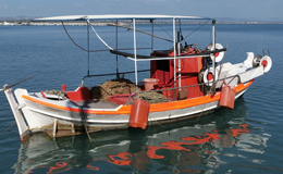 Greece Katakolon Fishing boat