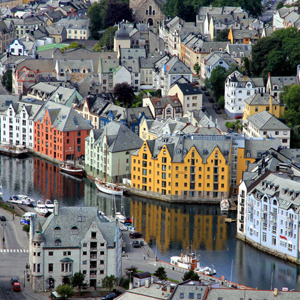 Norway Ålesund City view