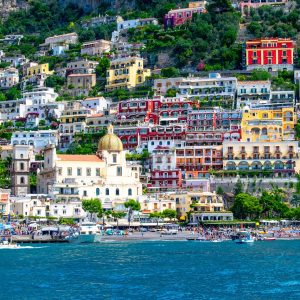 Positano view from the ocean