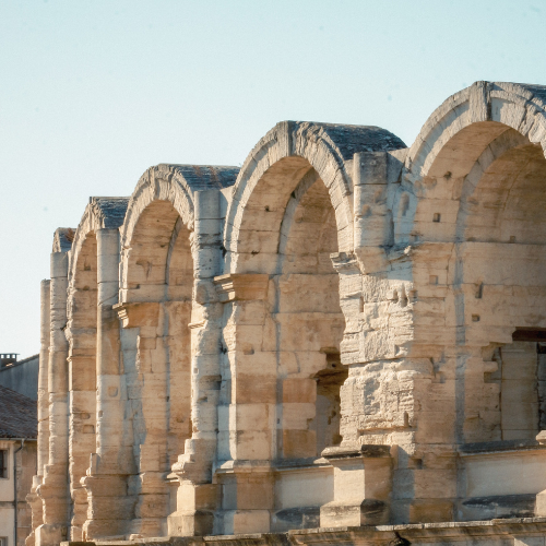 Roman monument in Arles France