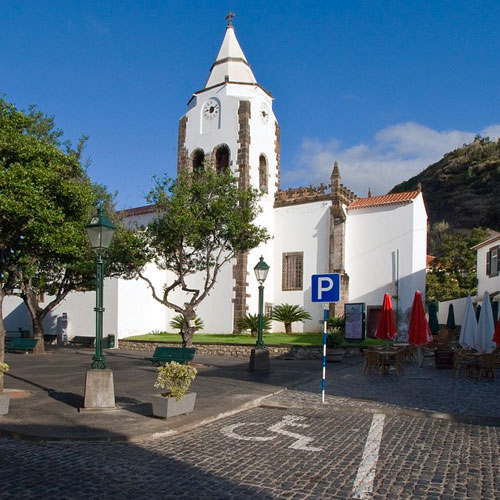 Santa Cruz Madeira white church