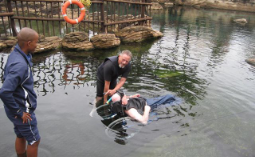 Snorkling in a wheelchair