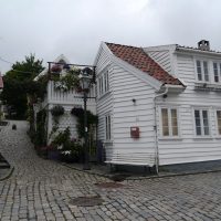Street Old Center Stavanger Tradition Wooden Houses Street Old Center Stavanger Tradition Wooden Houses