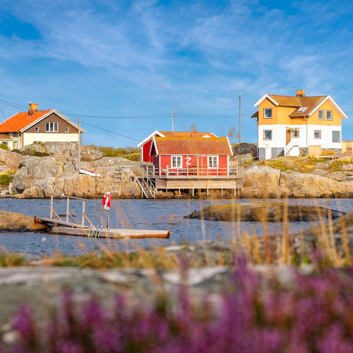 Swedish coastal houses