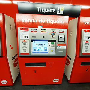 Ticket Machine Metro Barcelona