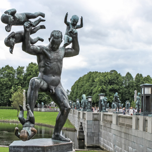 Vigeland sculpture park Oslo