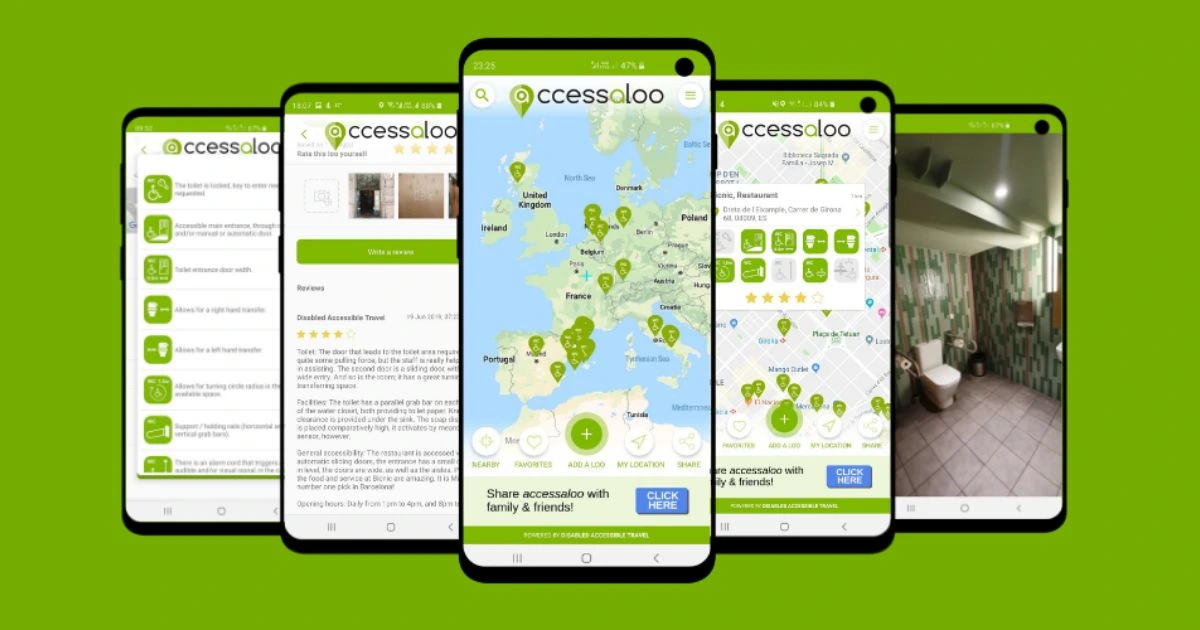 Accessaloo app interface