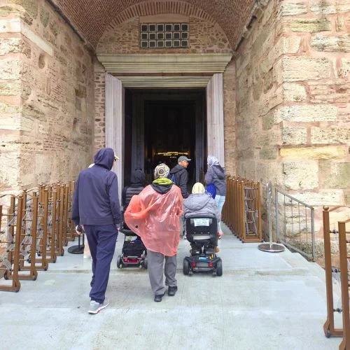 Accessible entrance Hagia Sophia
