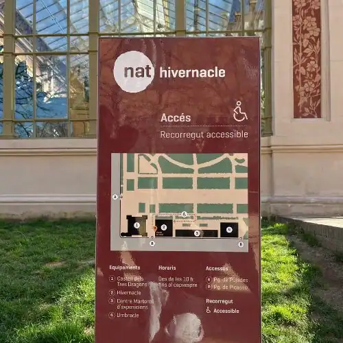 accessible route of the Hivernacle