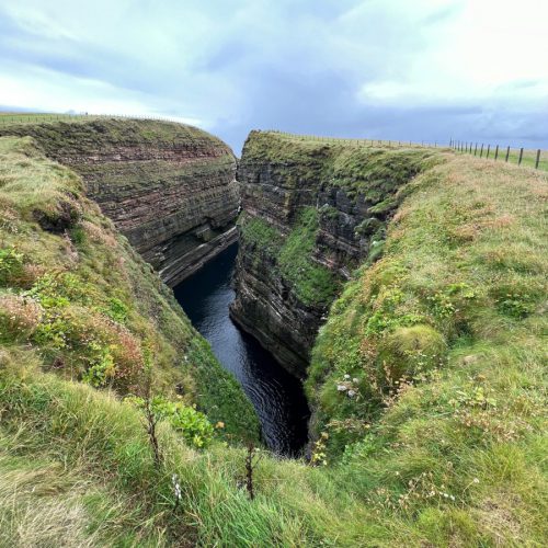 Wicklow cliff