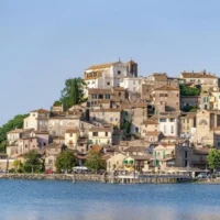 anguillara sabazia by lake Bracciano