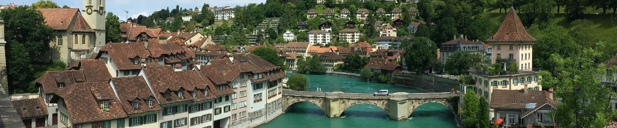 Bern river and houses