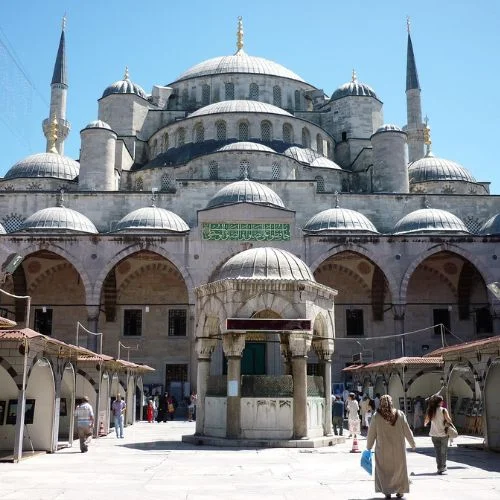 Blue Mosque inner courtyard