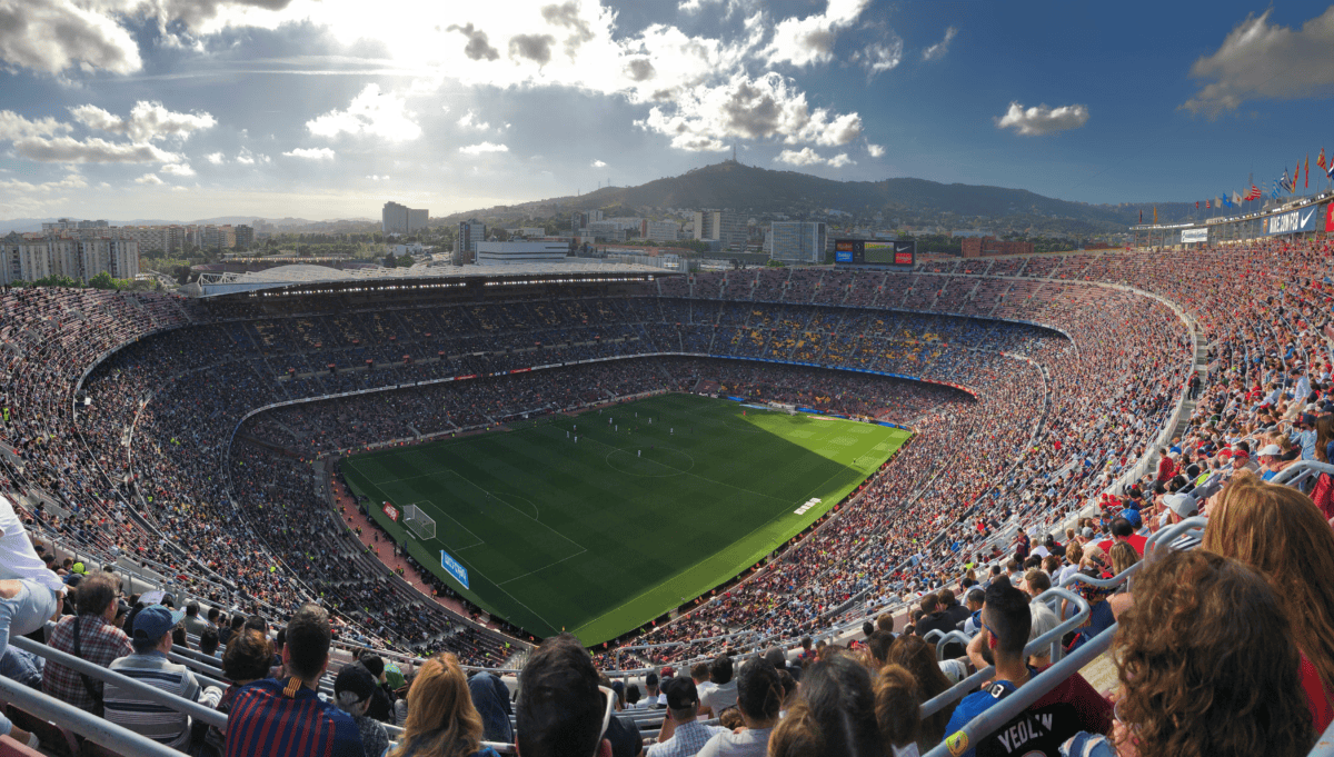 Camp Nou inside Stadium