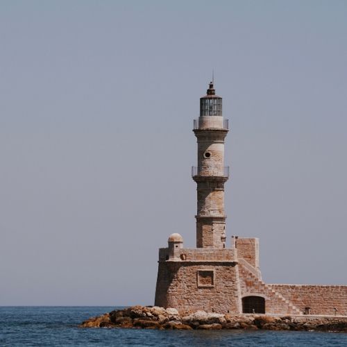 chania and monastery -lighthouse