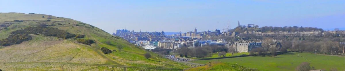 Edinburgh city skyline