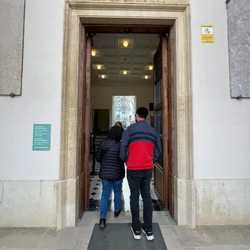 Exhibition center entrance