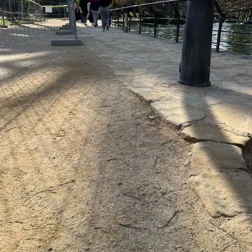 gravel to stone pathway