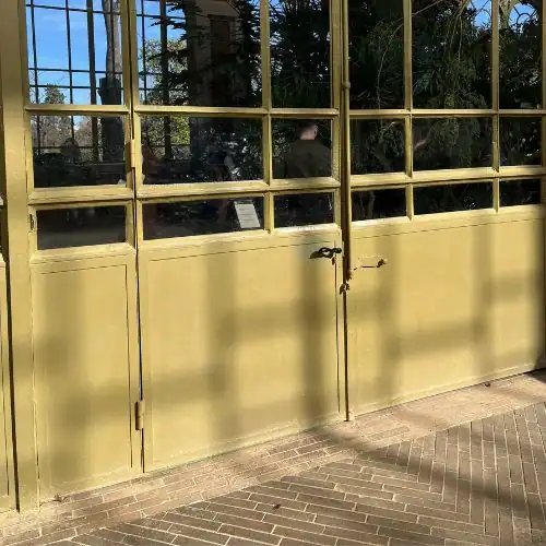 greenhouse door