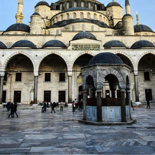 Inner courtyard Blue Mosque