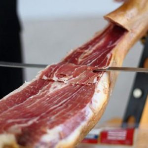 Iberico Jamon Ham hind leg cut