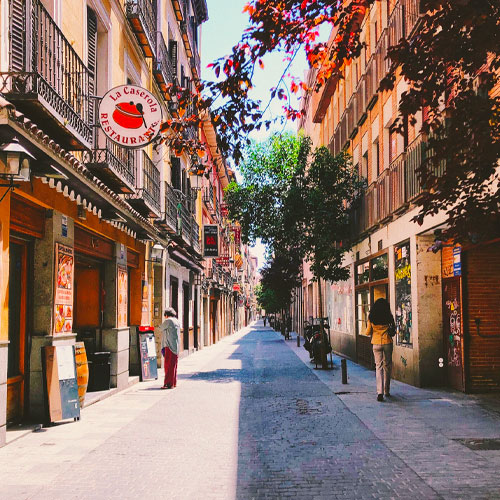 lovely streets of Madrid
