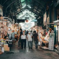 Market hall in Thessaloniki