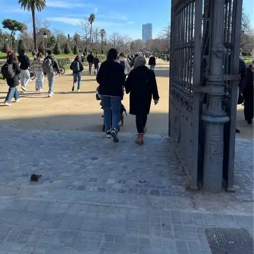 Parc de la Ciutadella entrance gate