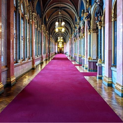 parliament budapest carpet