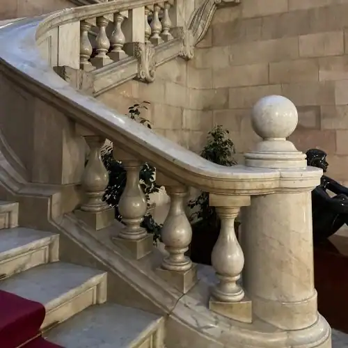 Parliament stairs