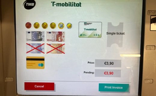 payment screen