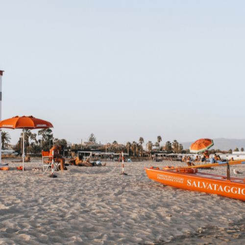 Poetto Beach Sardinia