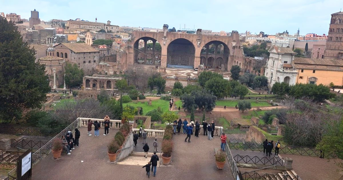 view point of the Roman Forum