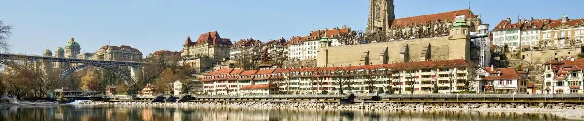 Bern City view from the waterfront