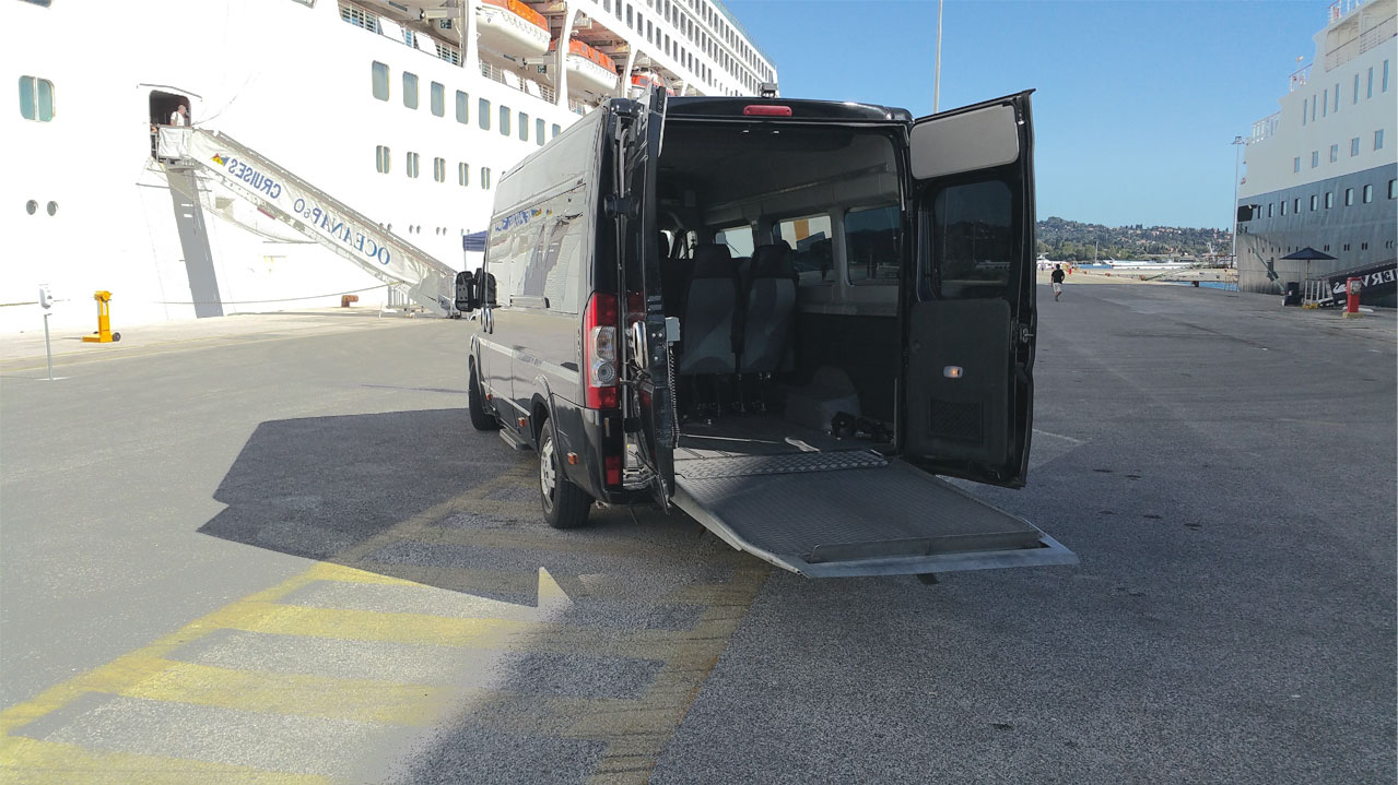 wheelchair accessible vehicle Corfu